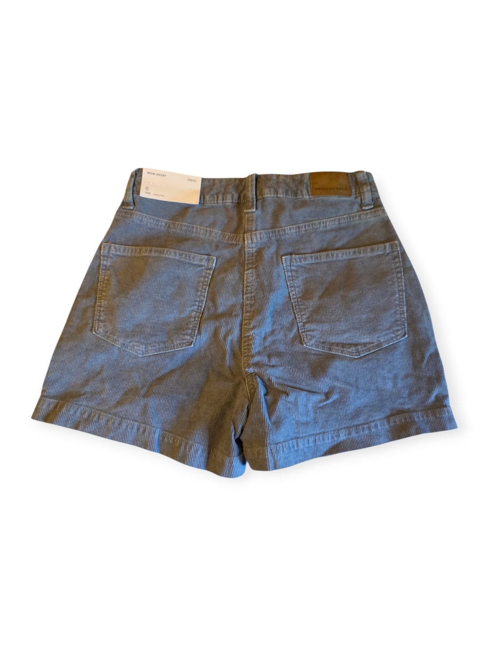 American Eagle Outfitters Button-Front High-Waist Denim Shorts in Blue - Picture 2 of 3